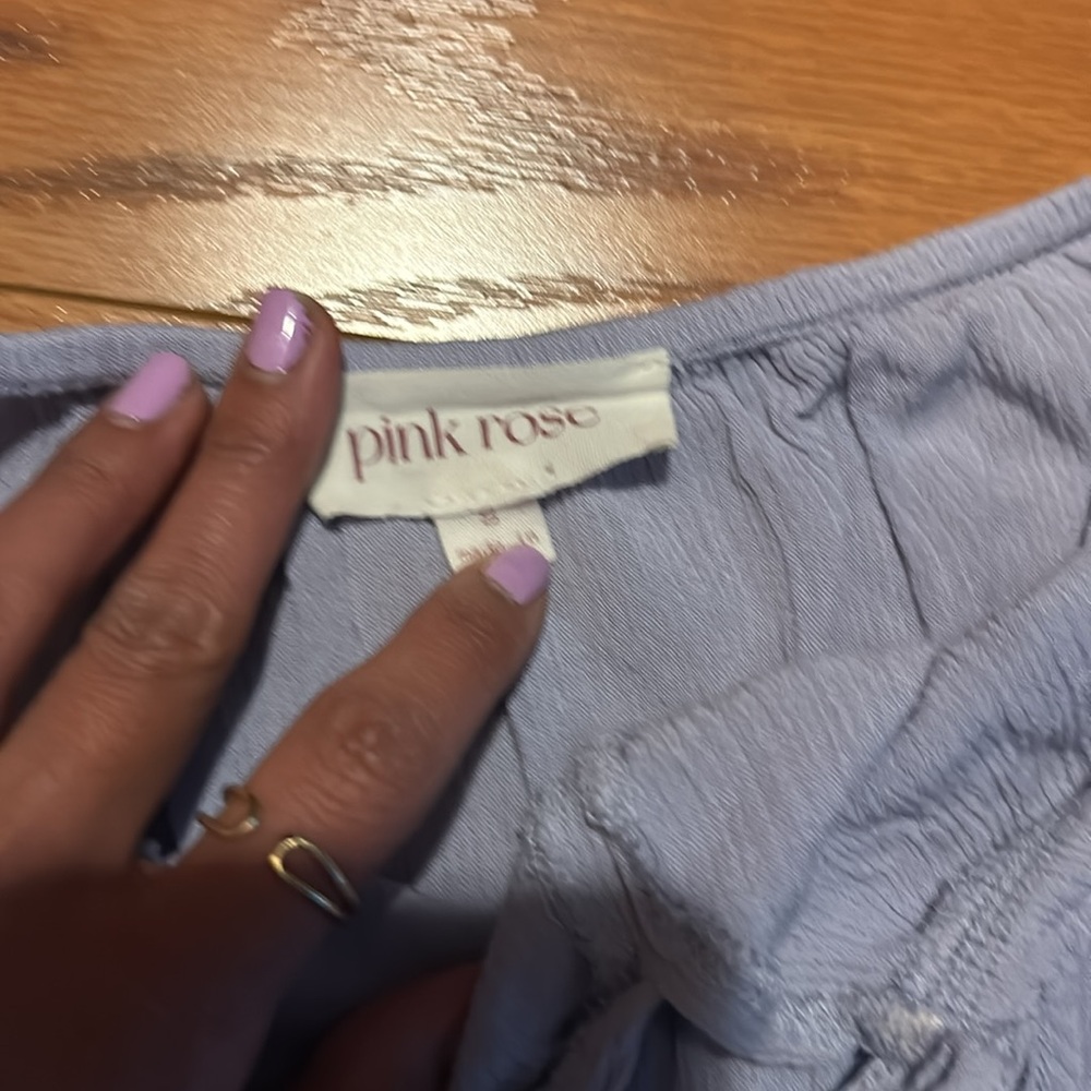 Pink Rose off the shoulder crop top S - Picture 5 of 7